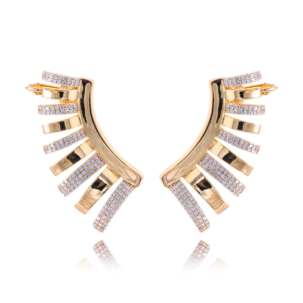 Brinco Erillene Dourado Feminino