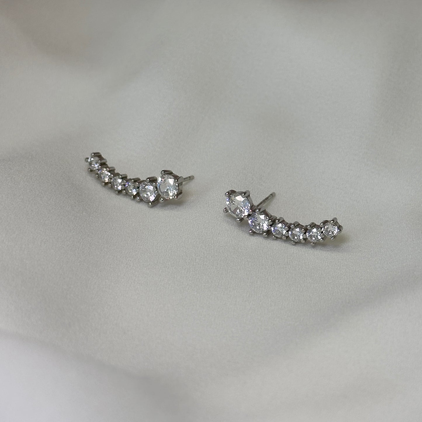 Brinco prata 925, earcuff