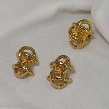 Anel elos bold dourado