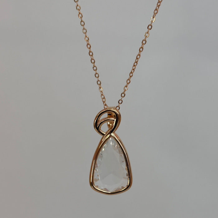 COLAR NILAN CRISTAL DOURADO