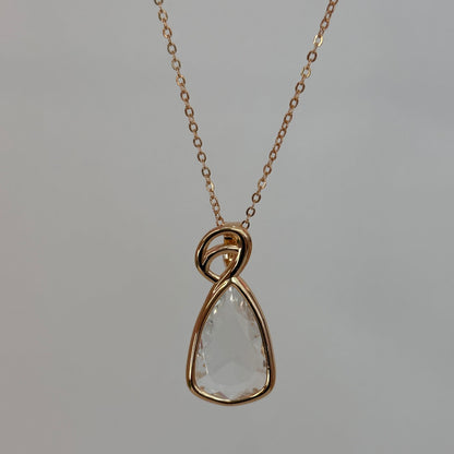 COLAR NILAN CRISTAL DOURADO