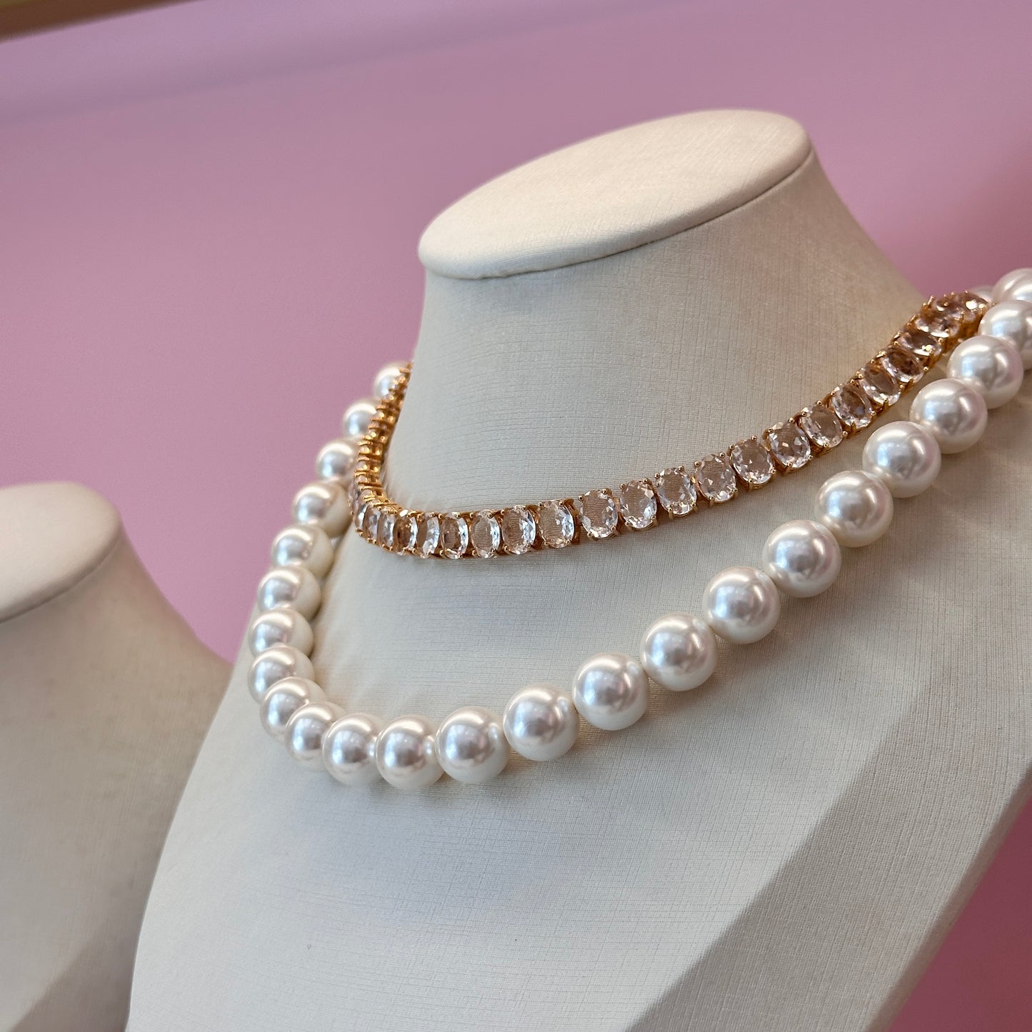 Colar pérolas, gota de sereia