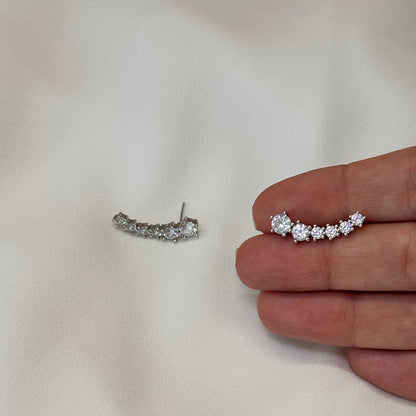 Brinco prata 925, earcuff