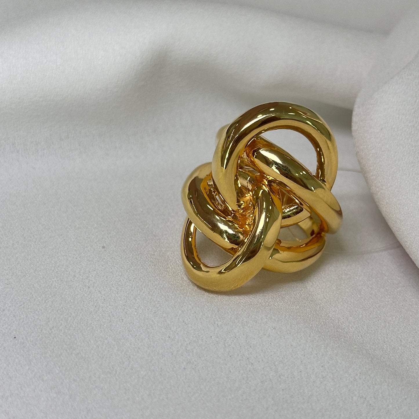 Anel elos bold dourado