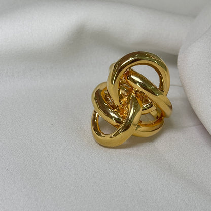 Anel elos bold dourado