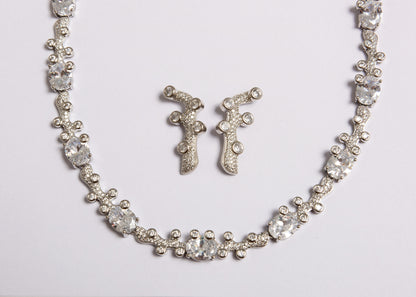 Conjunto Imperio do Amor – Conjunto Rodio Zircônias Ovais & Esferas Cravejadas