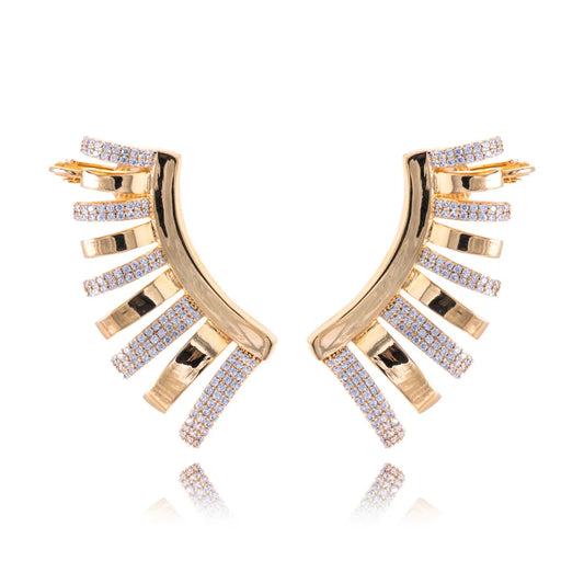 Brinco Erillene Dourado Feminino