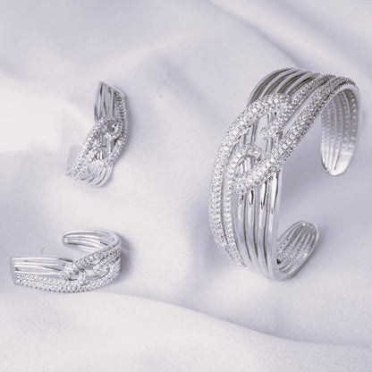 Pulseira Elevarte Ródio Feminino